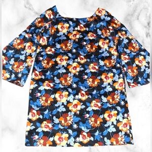 HANDMADE Floral Dress with Bell Sleeves